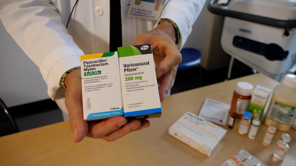 Antibiotikum gegen bakterielle Infektionen und Pilzmittel.