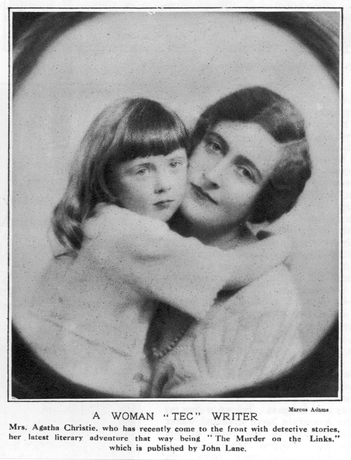 RECORD DATE NOT STATED Agatha Christie Dame Agatha Mary Clarissa nee Miller, known as Crime writer Agatha Christie 1890-1976, with her daughter Rosalind Date: 1924 PUBLICATIONxNOTxINxUKxFRAxBELxNEDxIT ...