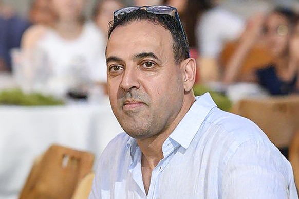 This undated photo provided by Hostage&#039;s Family Forum shows Israeli hostage Eli Sharabi, who was abducted and brought to Gaza on Oct. 7, 2023. (Hostages Family Forum via AP)