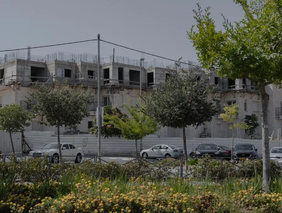 Ausdehnung in kleinen Schritten: Baustelle in Scheich Dscharrah, Ostjerusalem.