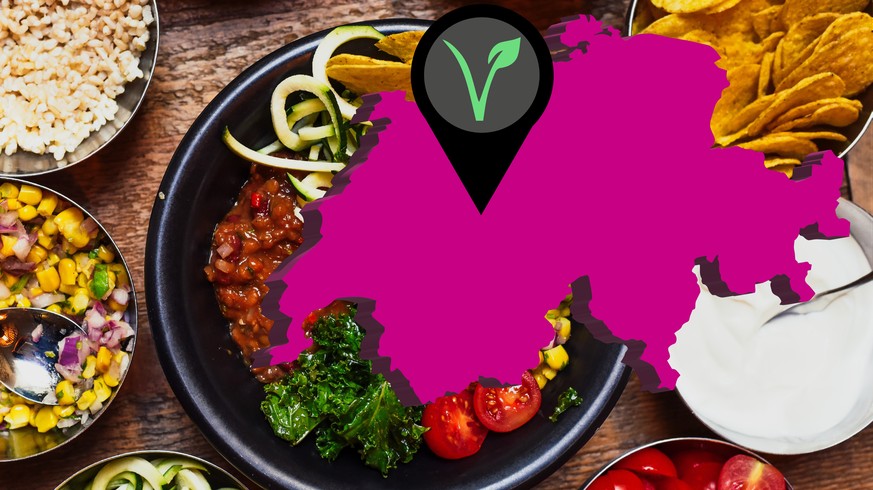 Veganes Essen ist in der Schweiz durchaus beliebt.