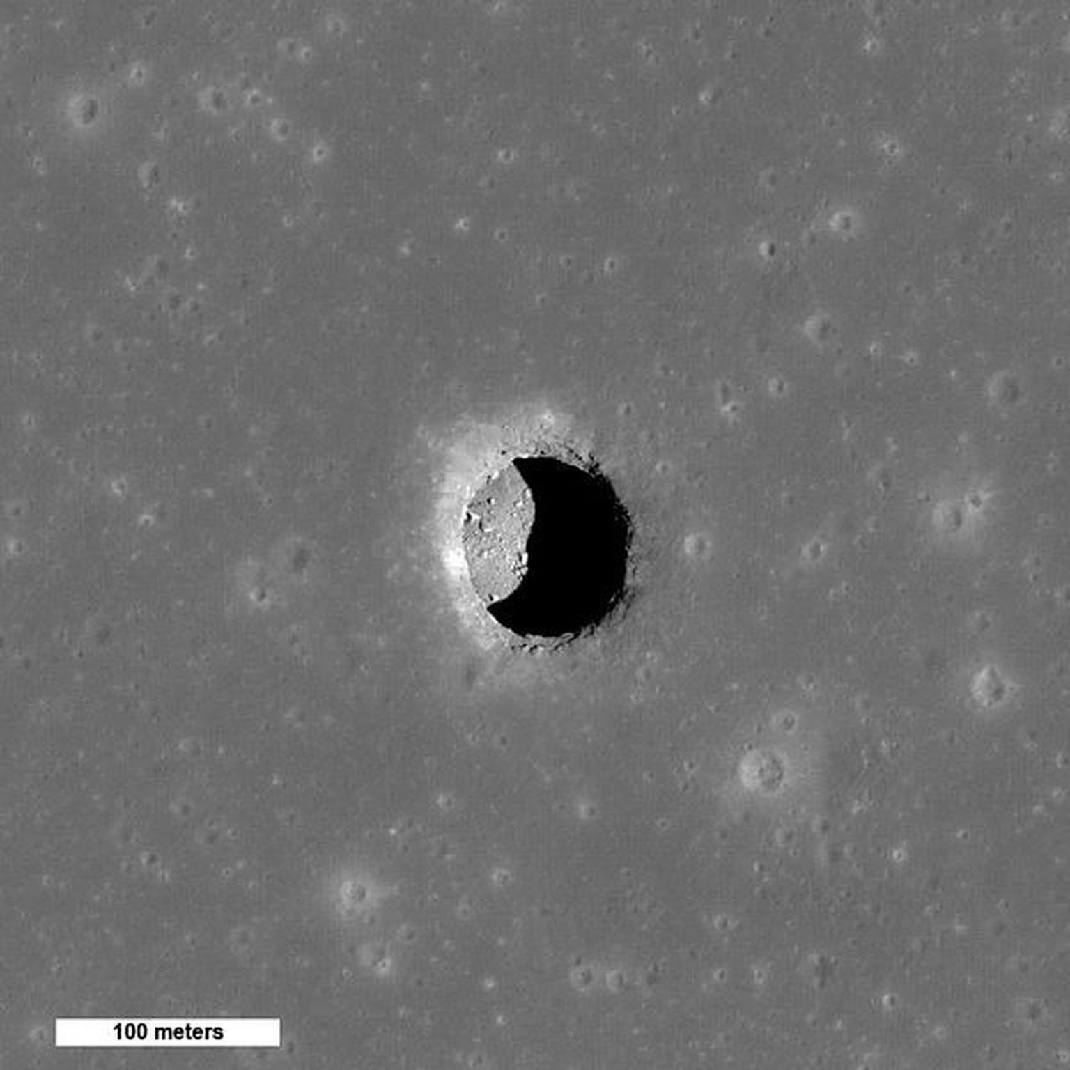 Mare Tranquillitatis pit