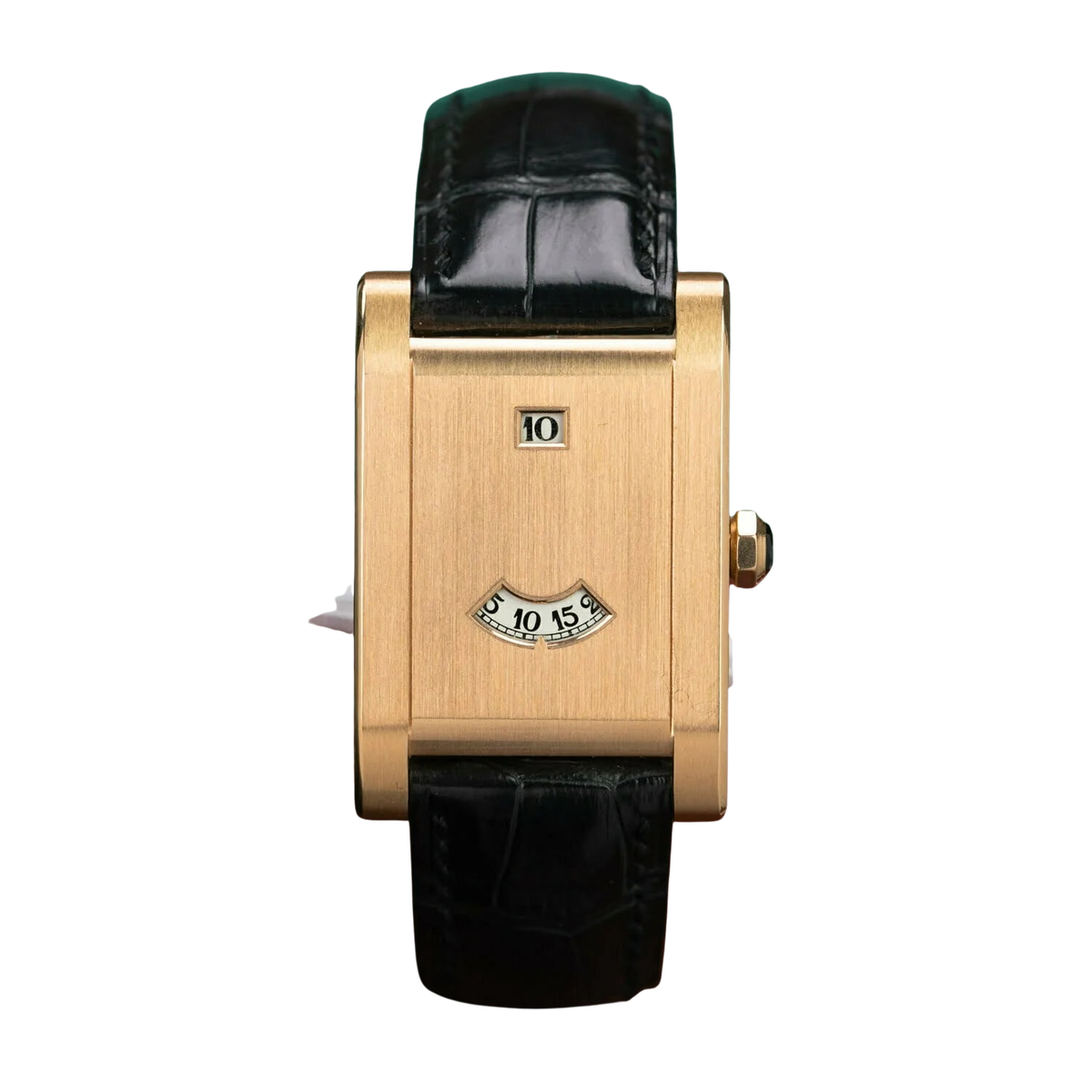Depuis son lancement en 1928, Cartier n'a commercialisé la Tank à Guichets que deux fois dans toute son histoire.