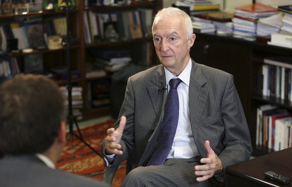 European Union&#039;s Counter-Terrorism Coordinator Gilles de Kerchove speaks during an interview with Reuters at the EU Council building in Brussels June 19, 2014. The hardline Islamist group that ha ...