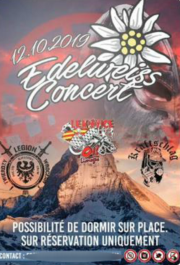 Der Flyer des «Edelweiss Concert».