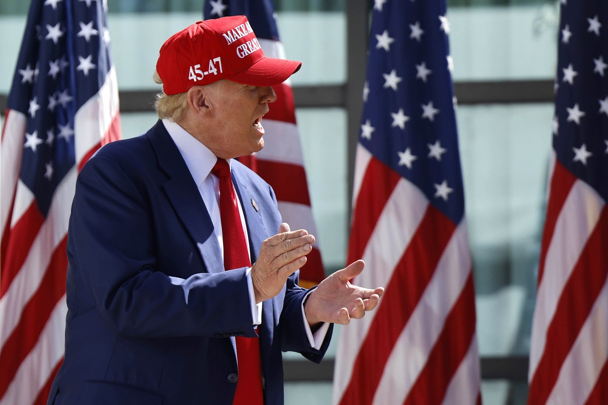 Republican presidential candidate former President Donald Trump enters at a campaign event Tuesday, June 18, 2024, in Racine, Wis. (AP Photo/Jeffrey Phelps)