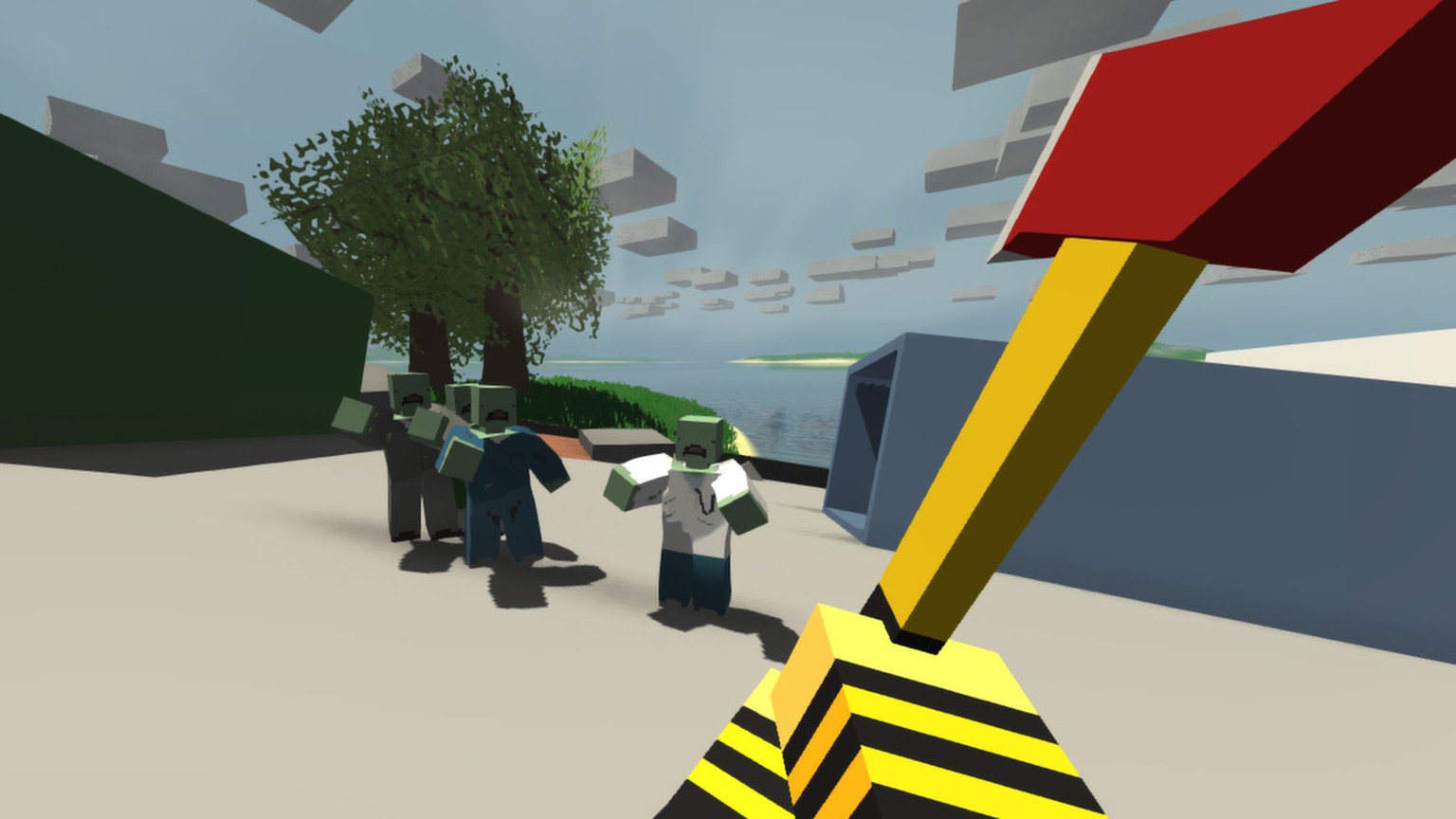 In «Unturned» gehen die Axtmörder um.