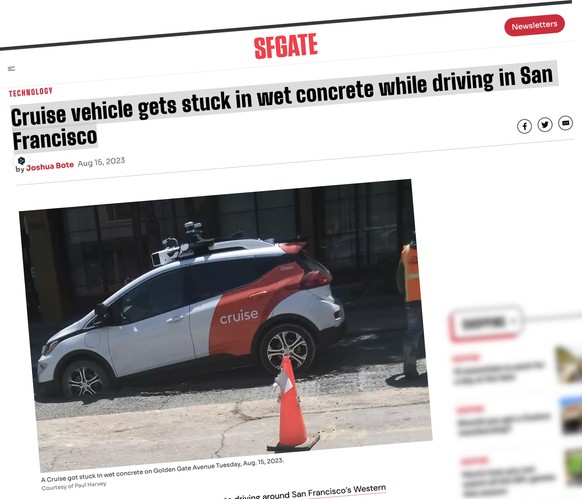 Das Foto wurde am 15. August auf der Golden Gate Avenue geknipst.