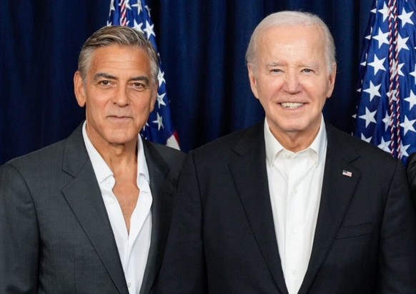 Joe Biden soll seinen Freund George Clooney nicht erkannt haben.