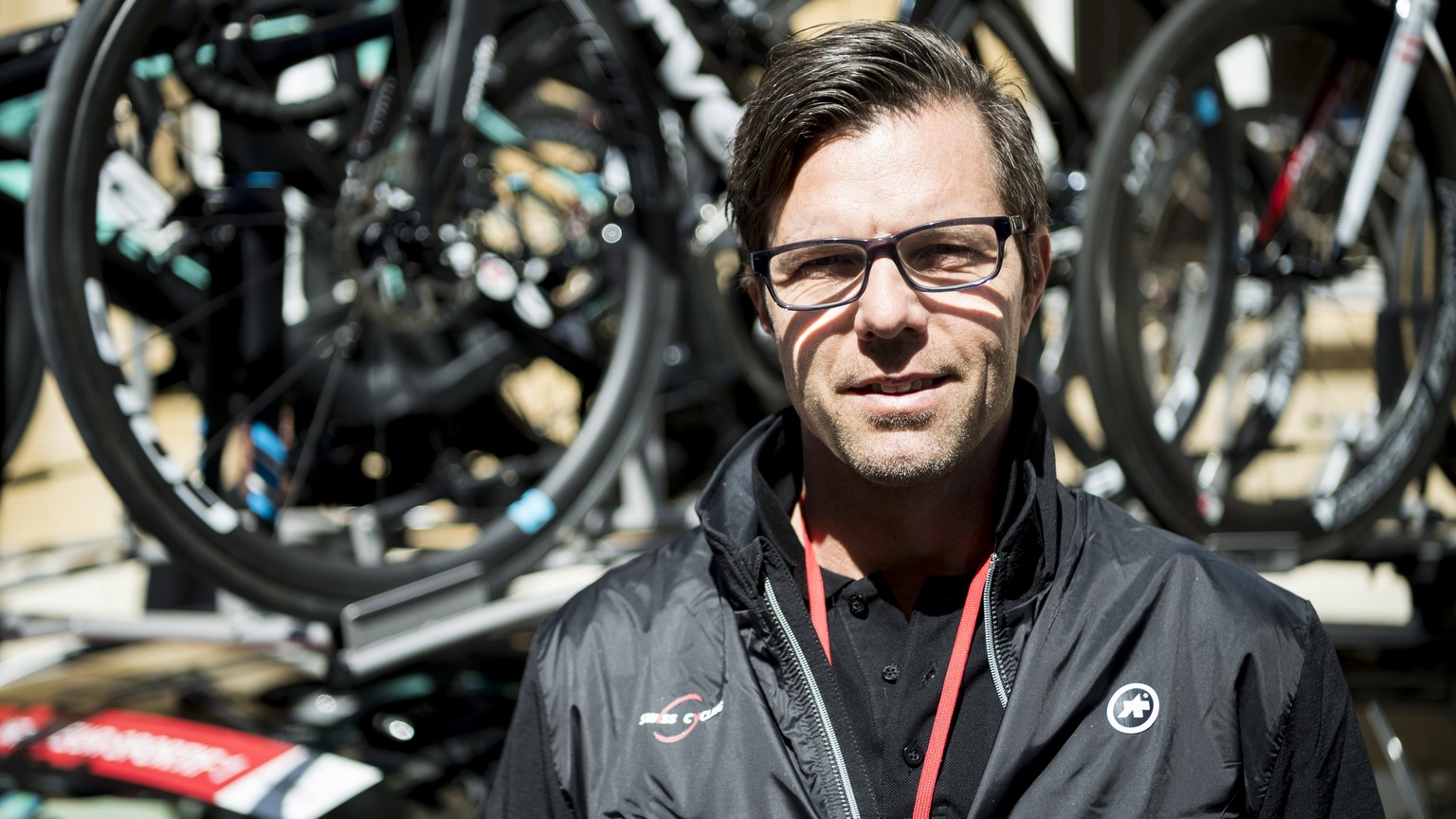 epa07564997 (FILE) - Danilo Hondo head coach of Swiss Cycling National team during the first stage at the 73th Tour de Romandie UCI ProTour cycling race in Neuchatel, Switzerland, Wednesday, May 1, 20 ...