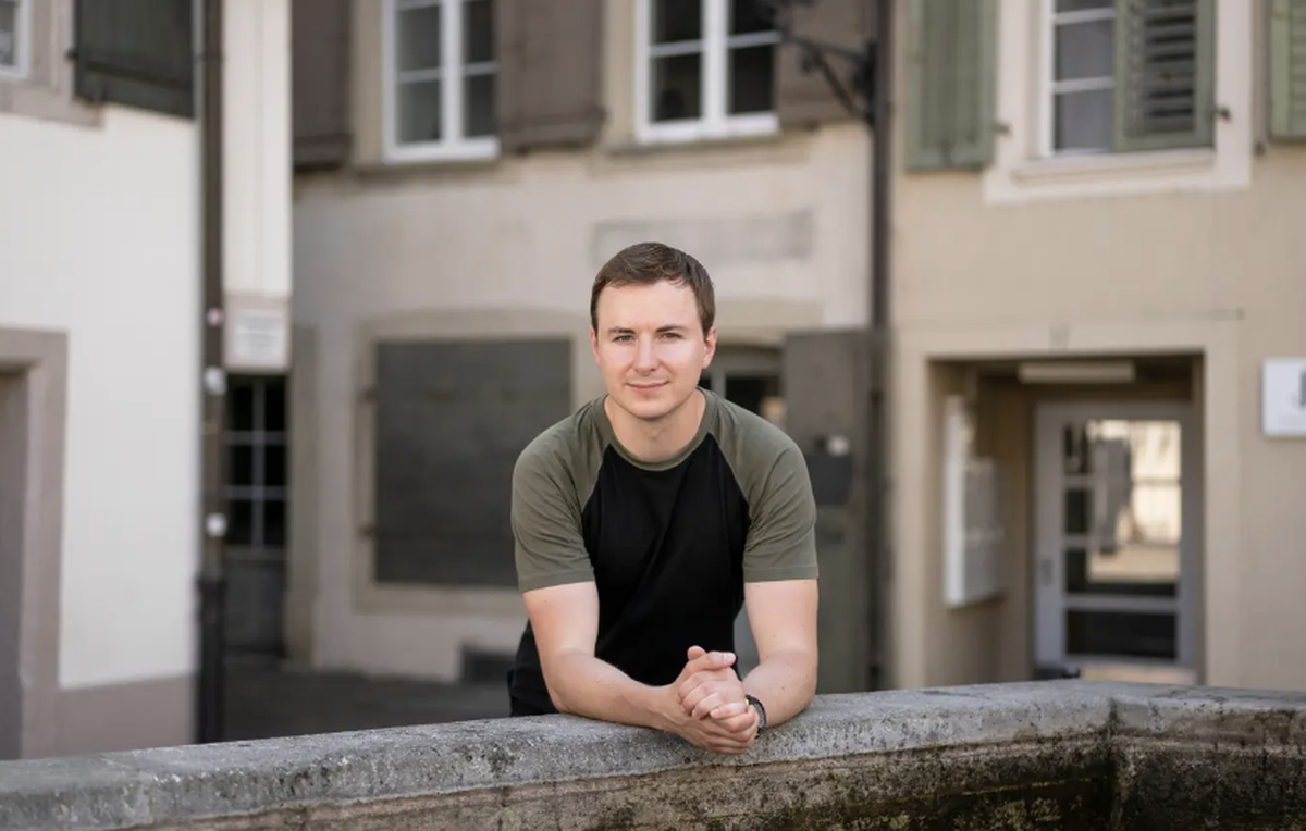 Maksym Meleshko, 26 ans, employé au service social du canton d'Argovie