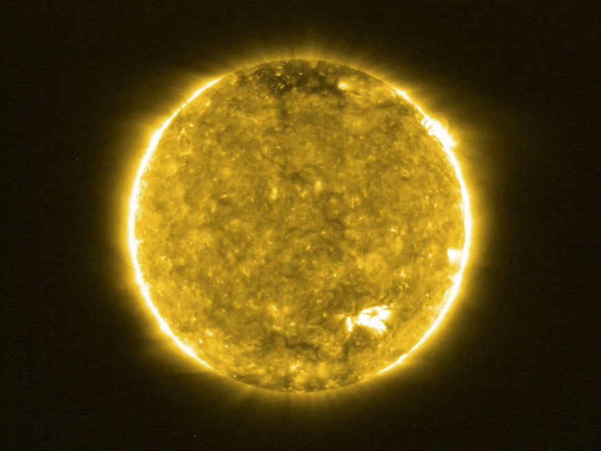 Begeisternd: Eine der ersten Nahaufnahmen von der Sonne, die die Esa-Sonde &quot;Solar Orbiter&quot; zur Erde geschickt hat.