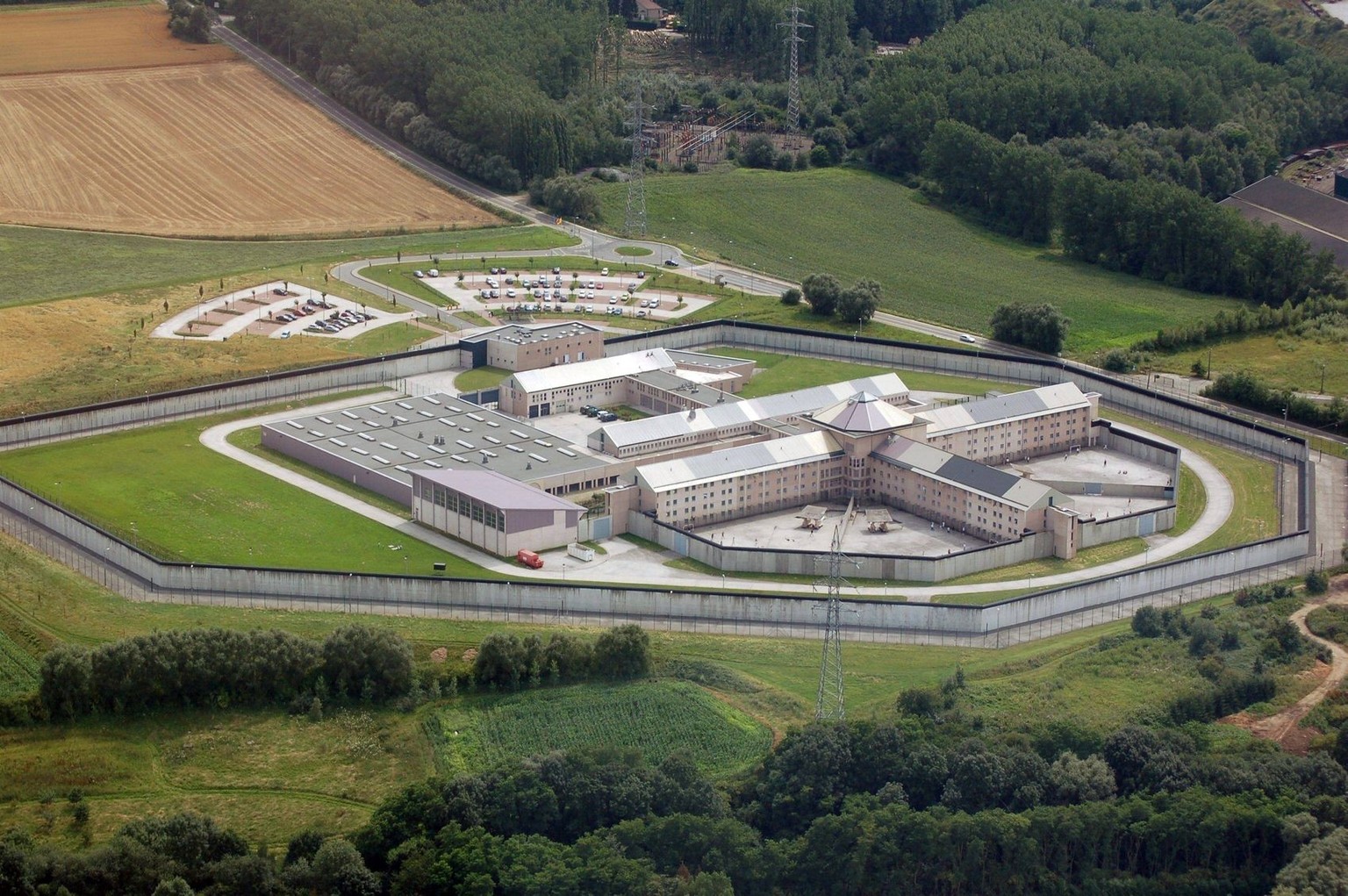 Das Gefängnis von Ittre in Belgien.
