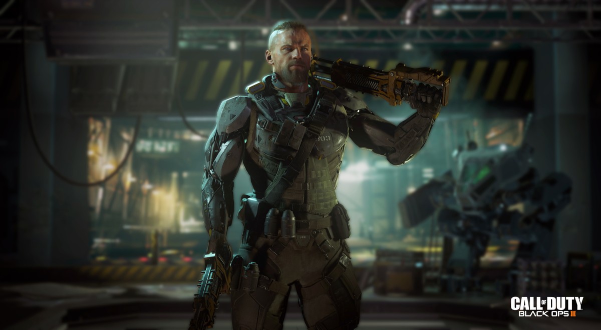 This image released by Activision shows a scene from "Call of Duty: Black Ops 3," the third installment in Treyarch’s military shooter saga, scheduled for release Nov. 6. (Activision via AP)