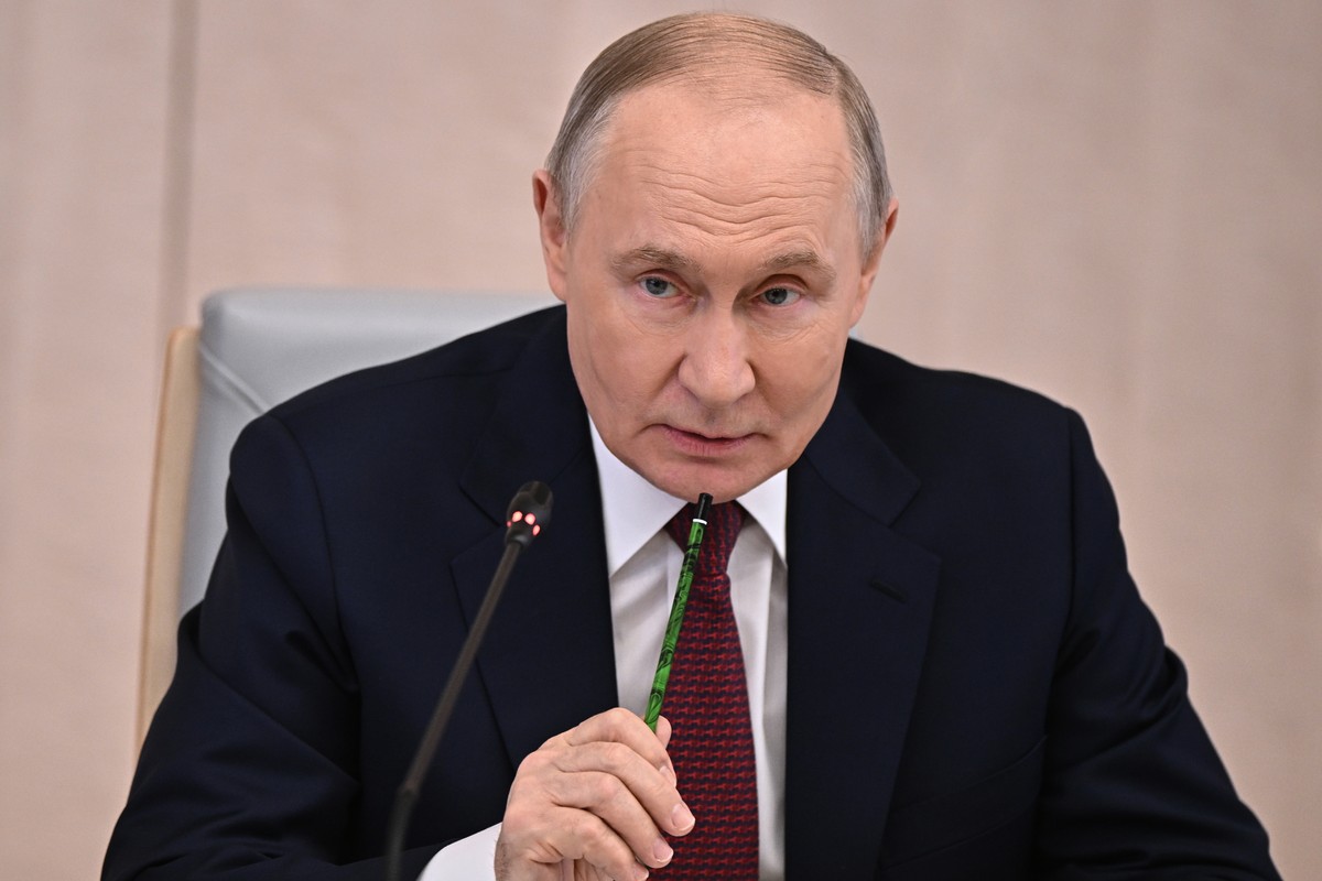Russian President Vladimir Putin speaks at a meeting of the Commission at the Central Election Committee in Moscow, Wednesday, April 1, 2026. (Sergei Bobylev/Sputnik, Kremlin Pool Photo via AP) CORREC ...