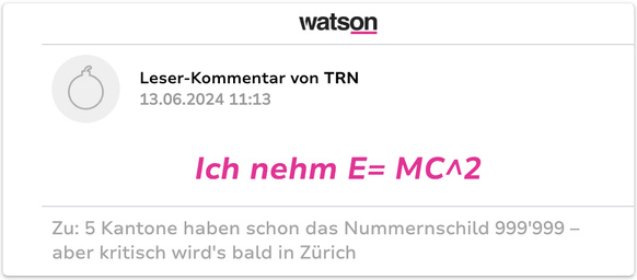 Autonummern Schweiz