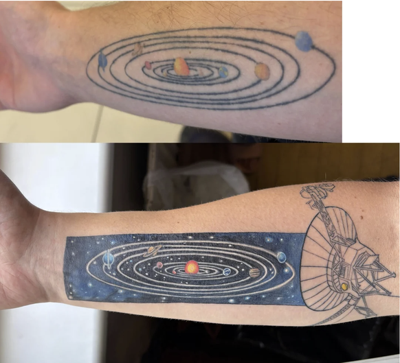 Aus hässlichem Tattoo wird schönes Tattoo: Die besten Cover-ups