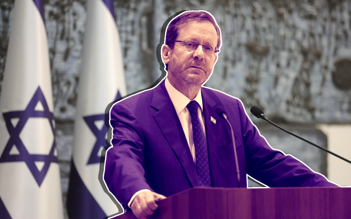 Isaac Herzog, président israélien.