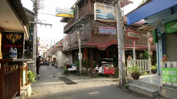 The site of one of two bomb blasts which occurred on August 11, 2016, in Hua Hin, south of Bangkok, Thailand, in this still image taken from video August 12, 2016. REUTERS/REUTERS TV TPX IMAGES OF THE ...