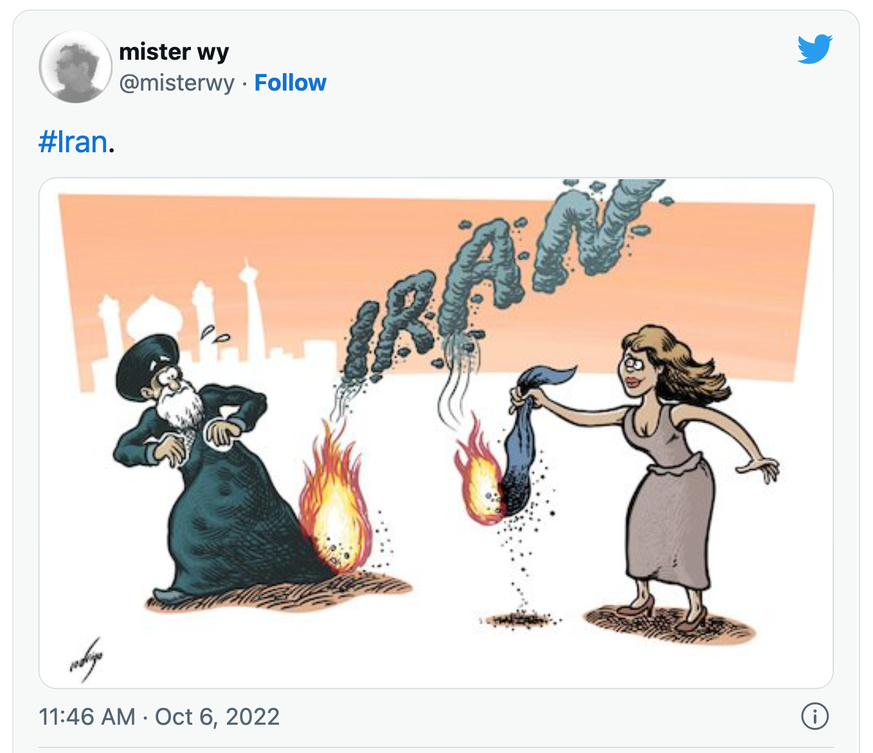 26 brutally honest cartoons and tweets about the brave women of Iran