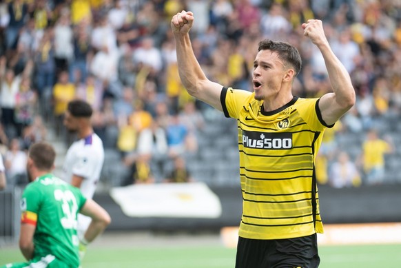 IMAGO / NurPhoto

BSC Young Boys v Servette FC - Swiss Super League Swiss Super League: BSC Young Boys - Servette FC, 32 Fabian Rieder (Young Boys) is happy about his goal to make it 1-0on August 14,  ...