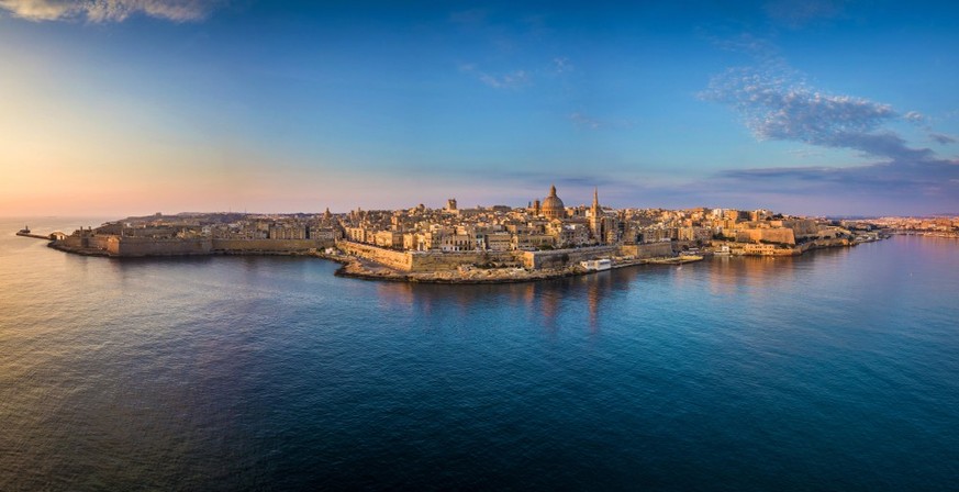 Blick auf die Hauptstadt Valletta.