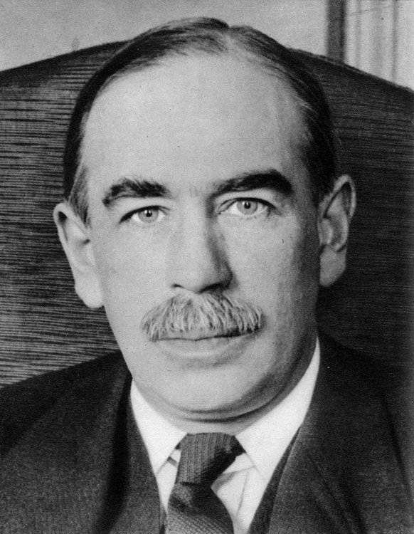 Prof J M Keynes The Economist Great Britain / Mono Book Illustration. (KEYSTONE/DPA/Str)