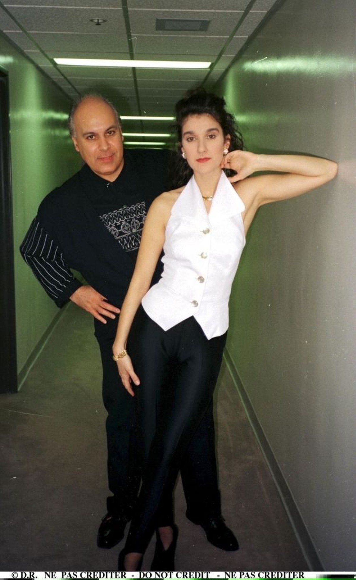 UNITED STATES - MARCH 01: Celine Dion and Rene Angelil In Los Angeles, United States In March 1990. (Photo by Pool 6500/PONOPRESSE/Gamma-Rapho via Getty Images)