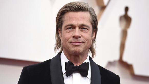 Brad Pitt arrives at the Oscars on Sunday, Feb. 9, 2020, at the Dolby Theatre in Los Angeles. (Photo by Jordan Strauss/Invision/AP)
Brad Pitt