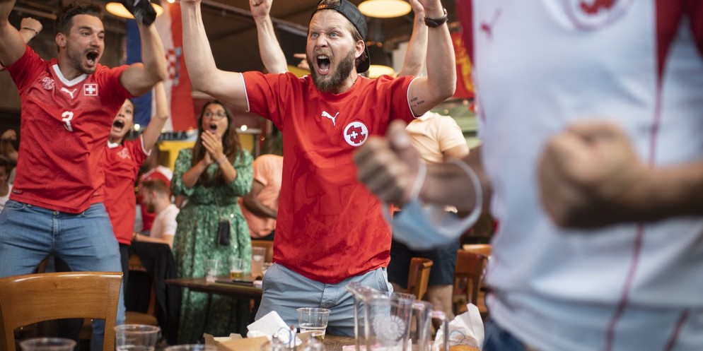 Haben die Schweizer Fans in den Public Viewings erneut zu jubeln?