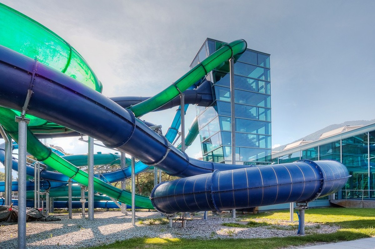 Hallenbad Rutschbahnen Rutschen Schweiz Beste Röhrenrutschen Locarno Lido