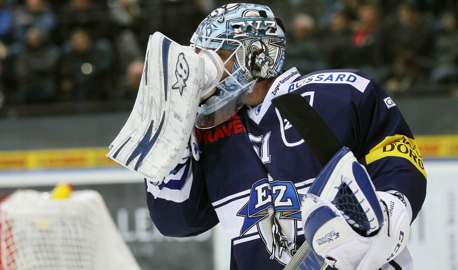 Zug-Goalie Tobias Stephan erfreut sich einer ausgezeichneten Form.