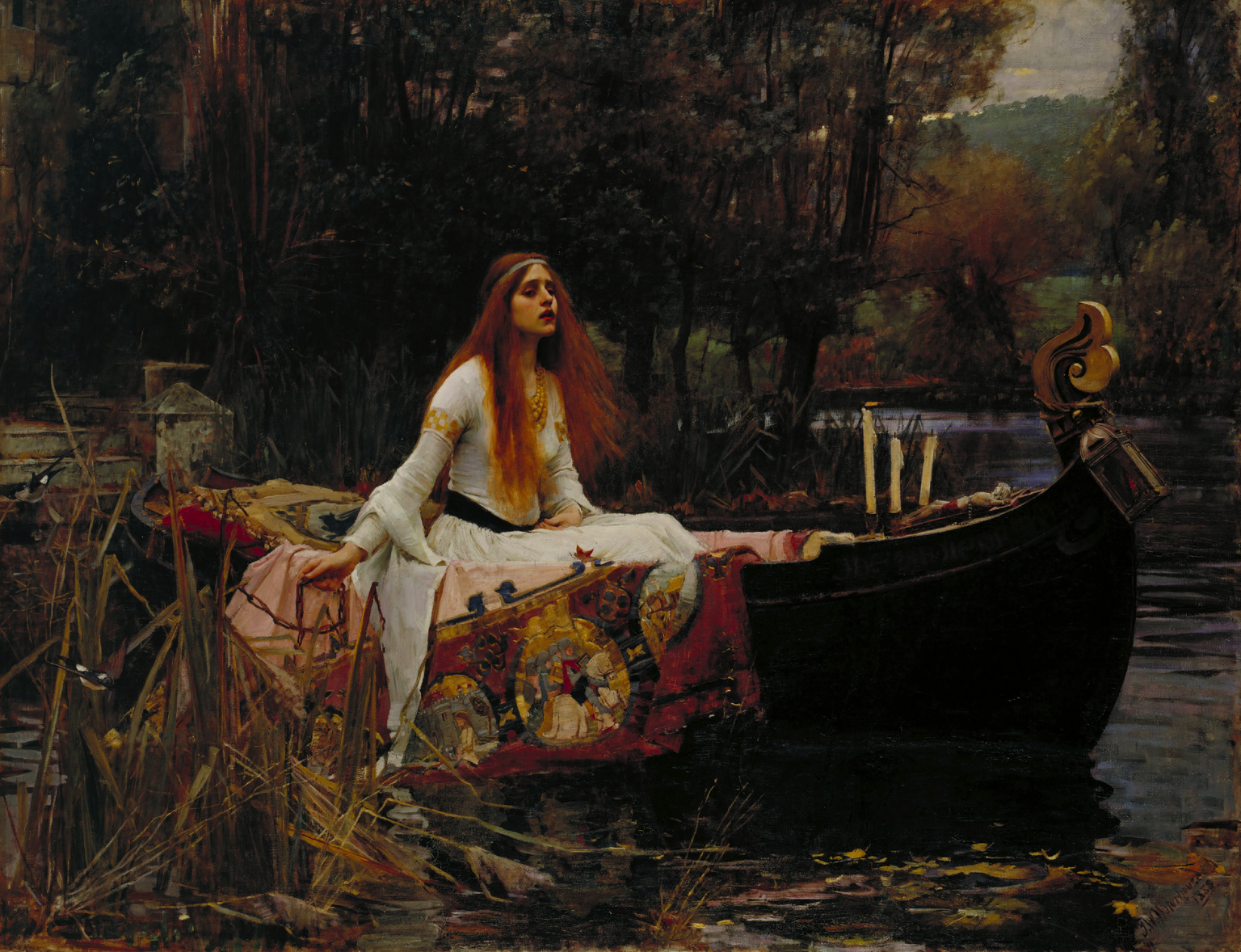 John William Waterhouse «The Lady of Shalott» Frau Opfer