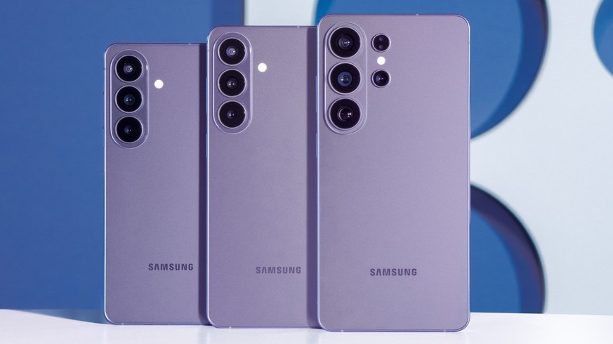 Galaxy S26, S26 Plus und S26 Ultra.