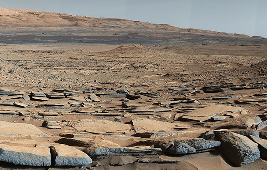 Der Gale-Krater auf dem Mars.