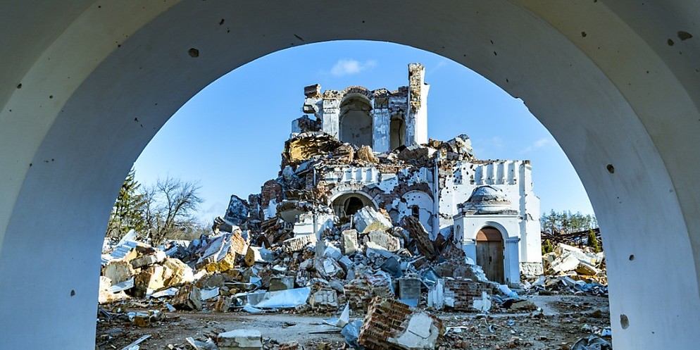 An der Berner Fachhochschule lernen ukrainische Studierende, wie sie ihr Land nach dem Krieg wieder aufbauen können.