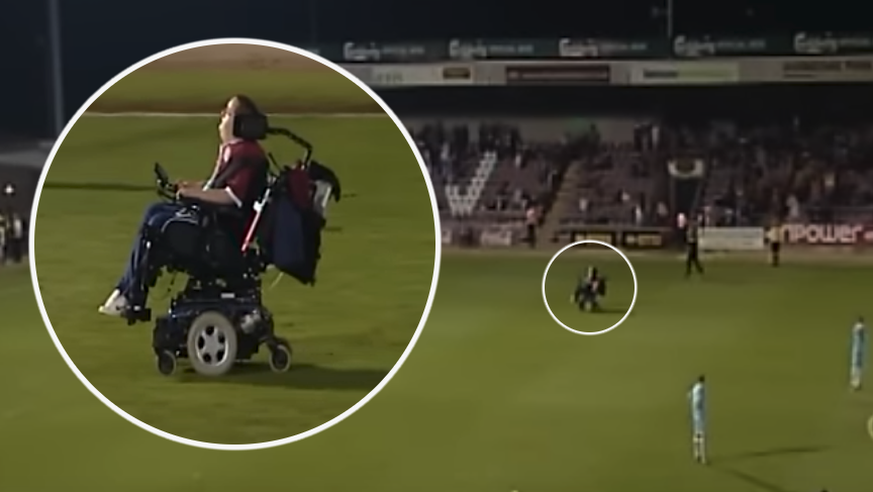 Dieser Rollstuhlfahrer ist der womöglich langsamste Flitzer der Welt