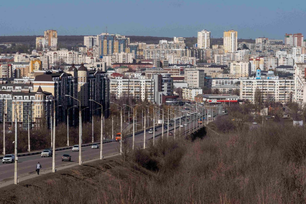 Une vue d'ensemble de la ville de Belgorod.