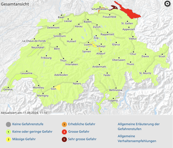 Hochwasser Untersee Bodensee