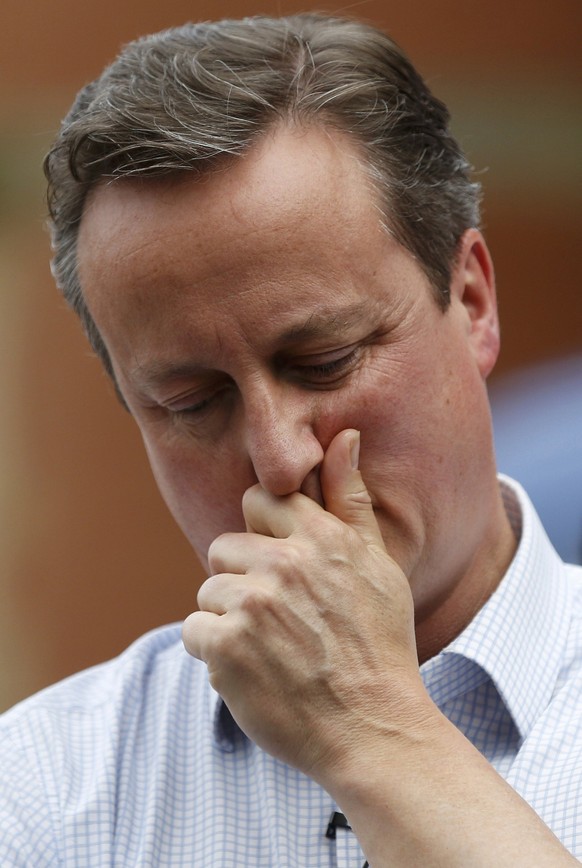 Das war's wohl für Premierminister David Cameron.