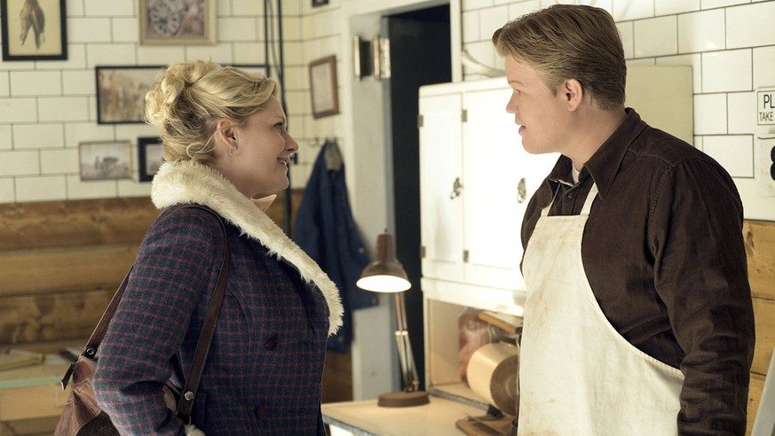 FARGO -- “The Myth of Sisyphus” -- Episode 203 (Airs October 26, 10:00 pm e/p) Pictured: Kirsten Dunst as Peggy Blumquist, Jesse Plemons as Ed Blumquist. 
CR: Chris Large/FX