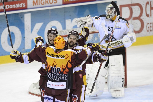 Servette jubelt über die Halbfinal-Teilnahme.