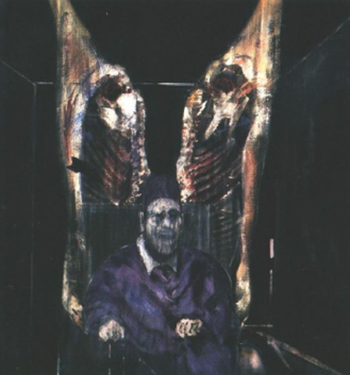 Figure with meat

https://www.wikiart.org/en/francis-bacon/figure-with-meat-1954