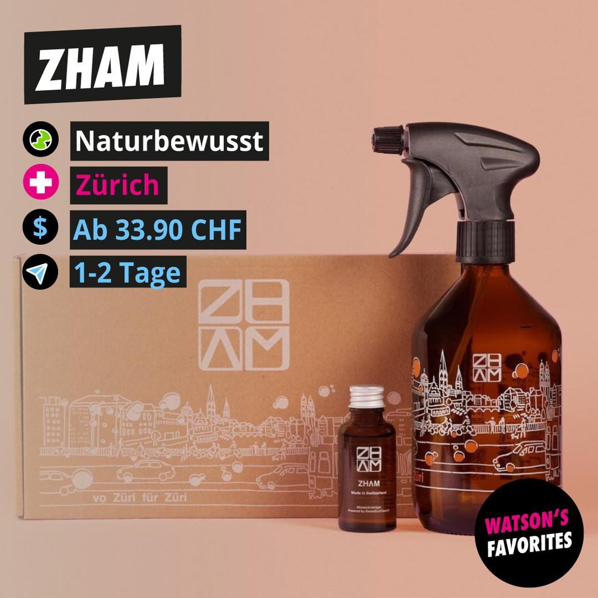 Der ZHAM-Allzweckreiniger.
