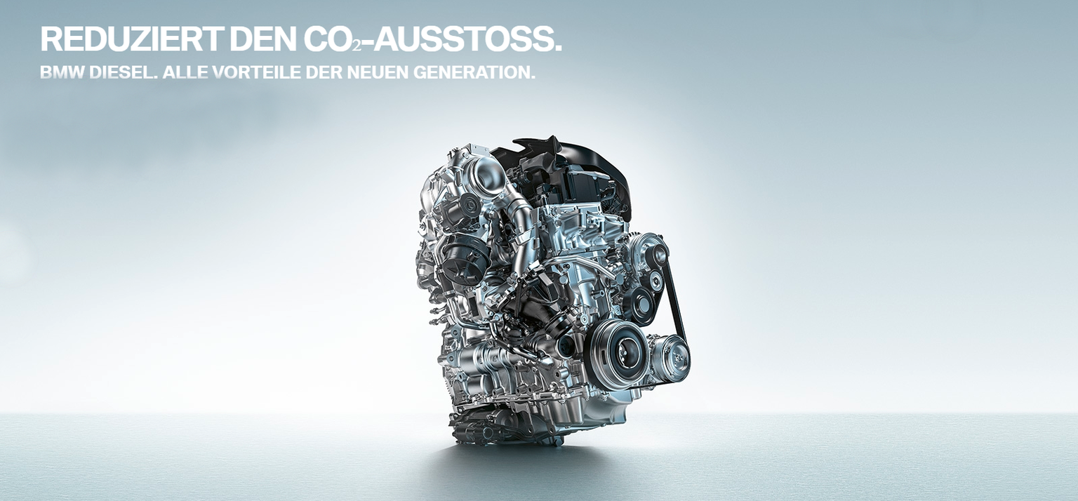 So wirbt BMW für den neuen Dieselmotor.&nbsp;