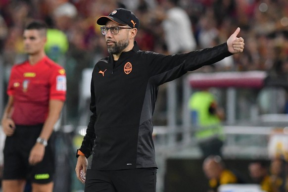 Soccer, Friendly match Roma v Shakhtar Donetsk Shakhtar Donetsk trainer Igor Jovicevic during the friendly match Roma v Shakhtar Donetsk at Olimpico stadium in Rome, Italy, Aug 07th, 2022. Imago-Image ...