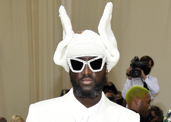 Virgil Abloh attends The Metropolitan Museum of Art&#039;s Costume Institute benefit gala celebrating the opening of the &quot;In America: A Lexicon of Fashion&quot; exhibition on Monday, Sept. 13, 20 ...