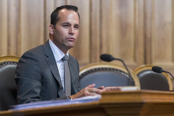 Damian Mueller, FDP-LU, spricht zur Kleinen Kammer an der Herbstsession der Eidgenoessischen Raete, am Dienstag, 10. September 2019 im Staenderat in Bern. (KEYSTONE/Alessandro della Valle)