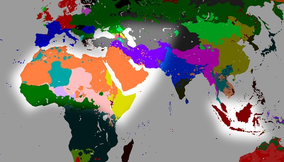 Sprachenvielfalt in der muslimischen Welt.
