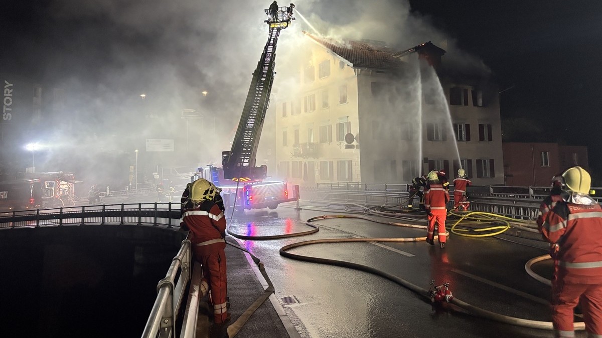 Incendie à Thusis